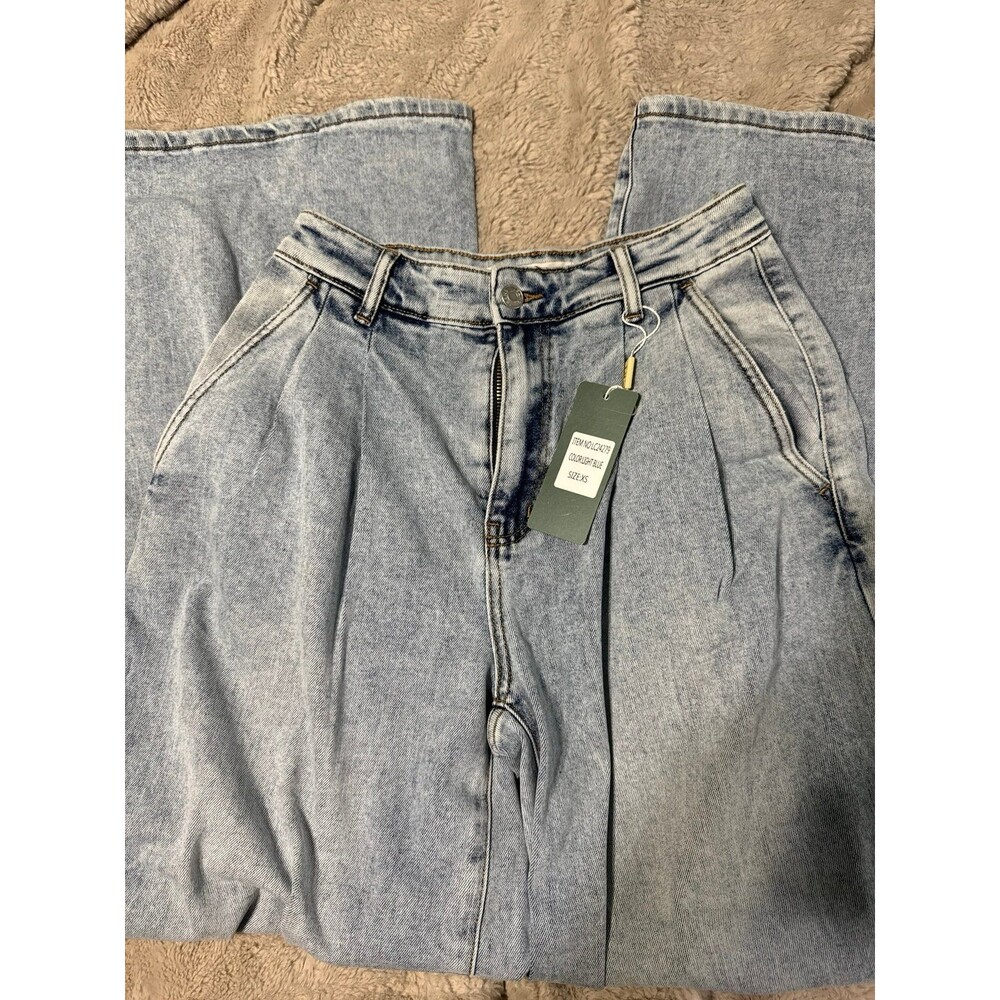 Lizette Collection wide leg denim jean - Picture 2 of 7